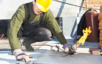 Ynyslas flat roof construction
